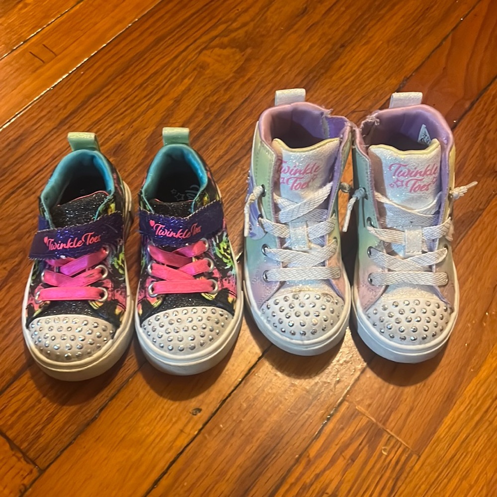 Excellent Condition Twinkle Toes Light Up Toddler Sneakers